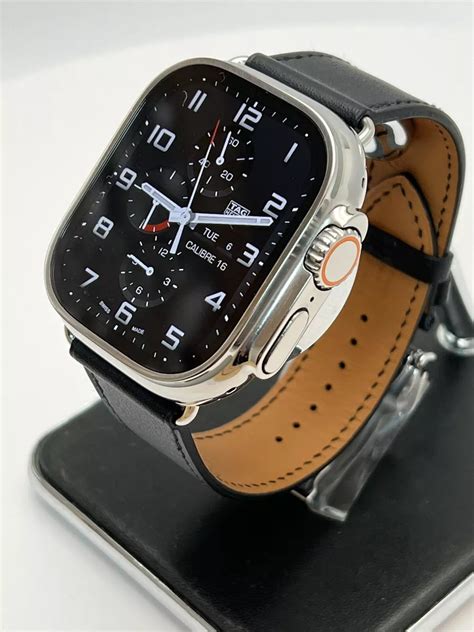 apple watch leather band hermes|hermes strap apple watch ultra.